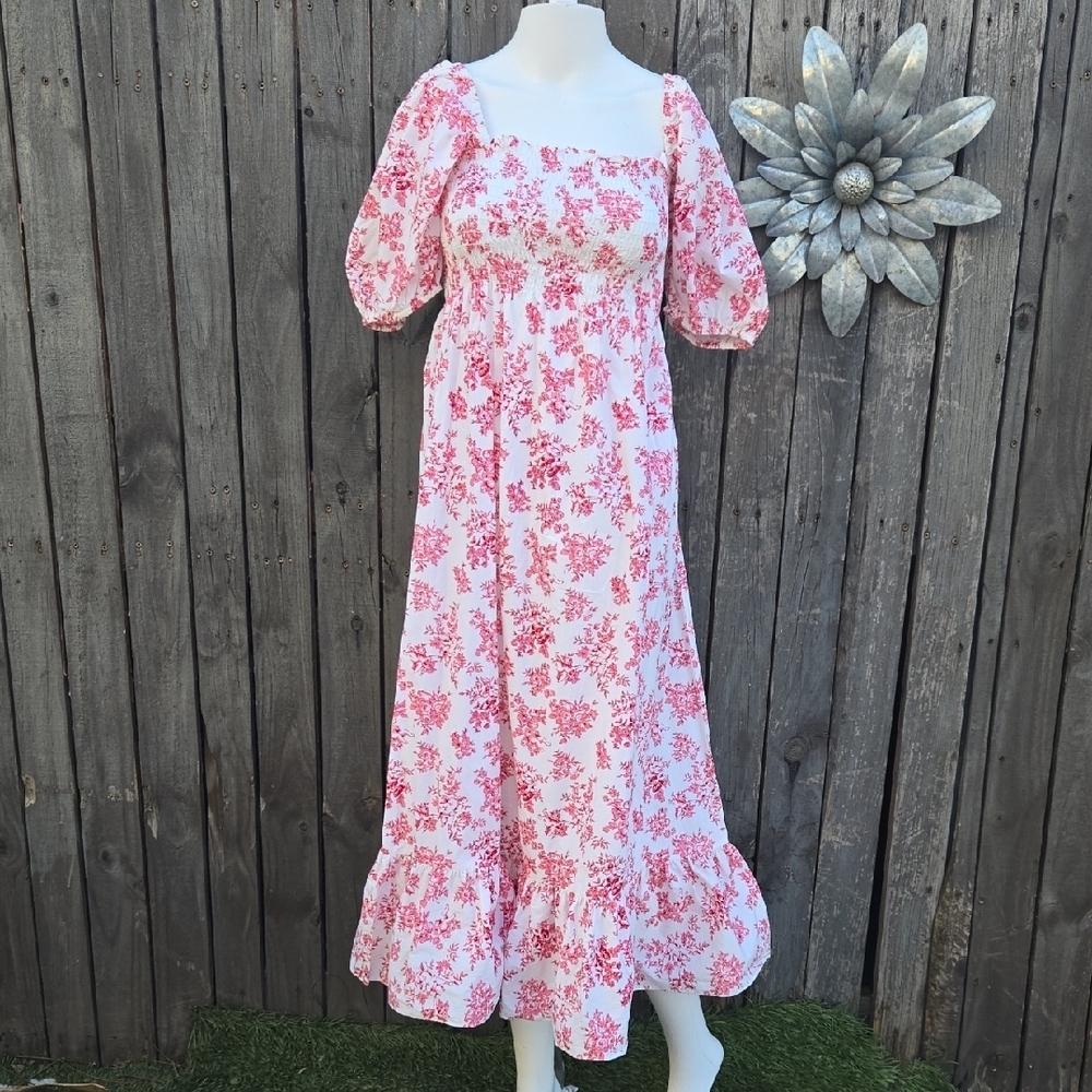 Bailey Harrison  Floral Maxi Dress in Pink